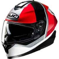 HJC C70N Alia Schwarz Rot Integralhelm Größe 2XL