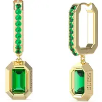 GUESS Elegant gold-plated Hashtag earrings JUBE04252JWYGEMT/U