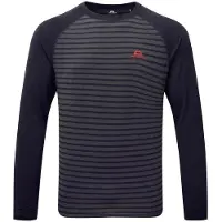 Mountain Equipment Redline LS Mens Tee cosmos stripe/cosmos (Me-01463) M