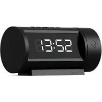 Newgate Pil - LED-Wecker in Schwarz