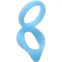 Doc Johnson Dual Enhancer- Blue Glow 1 St