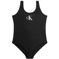 Calvin Klein Swimwear Badeanzug KY0KY00033 Schwarz