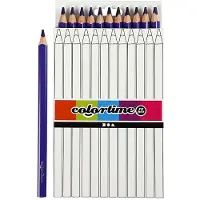 Colortime Driehoekige Jumbo Kleurpotloden - Paars, 12st.
