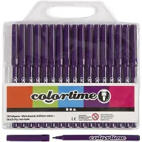 Colortime Filzstift - - 373532 - Violett - Belüftete Sicherheit - Undurchsichtig