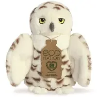ECO NATION Plüschtier - Schnee-Eule - 20cm