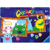 Ravensburger Silly Monsters, Guss-/Mal-Set für Kinder