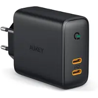 Aukey PA-D2, Drinnen, AC, Gleichstrom, Schwarz