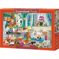 Castorland Puzzle Crazy Pet Bath - 1500 Teile Jigsaw Puzzle