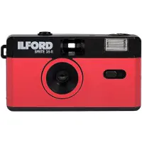 Ilford Sprite 35-II, Kamera, Rot und Schwarz