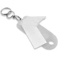 Combicraft Aufklappbare Schlüsseletiketten in Transparent 60x22 mm- Packung mit 100 Stück