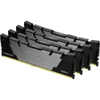 Kingston Technology FURY 32GB 3600MT/s DDR4 CL16 DIMM (4er-Kit) Renegade Black, 32 GB, 4 x 8 GB, DDR4, 288-pin DIMM