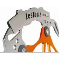 Icetoolz einstellwerkzeug Scheibenbremssattel Stahl silber/orange
