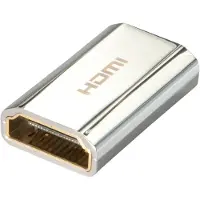 Lindy 41509, HDMI Type A (Standard), HDMI Type A (Standard), Metallisch