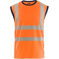 Blakläder Tank top Hi-vis 3575 Orange/marineblå, str. L/XL