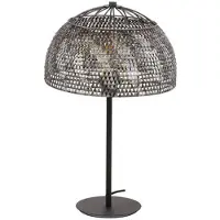 Present Time Hoyz-Kollektion – Tischleuchte Ø35 Armor Open – Schwarzbraun