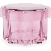 &k amsterdam &klevering - Astral Vorratsglas mit Deckel 10,5 x Ø 16, pink