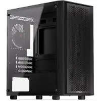Krux Gehäuse PC microATX, Scor Mini Tower Schwarz, Lüfter 120mm