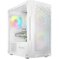 Logic ARAMIS ARGB Mini USB 3.0 white - Gehäuse - Micro/Mini/Flex-ATX