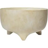 Ferm Living Evoke Pflanzentopf H27 Warm Sand - , Evoke Low, Beige, Sonstige