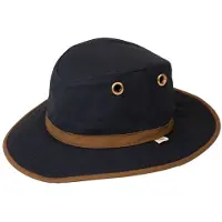 Tilley Hut The Outback TWC7 Herren Navy British Tan-Größe 56