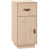 vidaXL Sideboard 34x40x75 cm Massivholz Kiefer