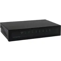 Dexlan 891008 ungemanaged Gigabit Ethernet (10/100/1000) Schwarz Netzwerk-Switch