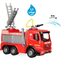 Simm GIGA TRUCKS Arocs Lena Feuerwehrauto - fahrendes Spielzeug, Stahlachsen, 3+ Jahre alt
