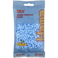HAMA Beads Hama Bügelperlen - Standard MIDI (Ø5 mm) Blau Glacier - Beutel mit 1000 Stück