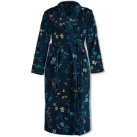 Pip studio Bademantel Les Fleurs Dunkelblau Damen-XS