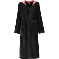 Cawö Bademantel Cawö 830 Kapuze Schwarz Damen-32 / 34