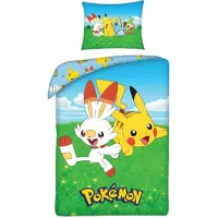 Halantex SP. z.o.o. Halantex Pokemon Bettwäsche 140 x 200 + 70 x 90 cm Original 100% Baumwolle