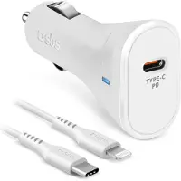 SBS PD KFZ-Ladegerät 20W USB-C inkl.Lightning USB-C Ka