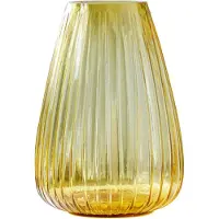 Bitz Vase Kusintha 22 cm, Gelb