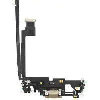 OEM Ladebuchse für iPhone 12 Pro Max Gold Dock Connector Flex Ersatz