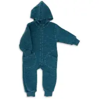 Engel - Baby-Overall mit Kapuze und Reißverschluss - Overall Gr 74/80 blau