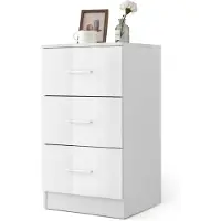Coast File Cabinet - 3 Schubladen - MDF - Max. 55 kg - 37 x 34 x 67 cm - Weiß