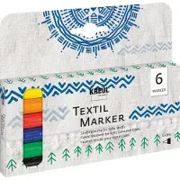 Kreul Textil Marker fine 6er Set