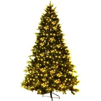 Coast Künstlicher Weihnachtsbaum mit LED-Lichtern - 240cm - Grün