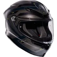 AGV K6 S E2206 Mplk Enhance Matt Grau Gelb Fluo Integralhelm Größe XS