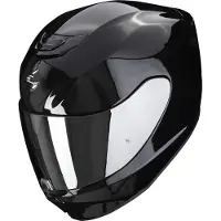 Scorpion Exo-391 Solid Schwarz Integralhelm Größe L