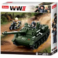 Sluban 0687 - WWII - Russischer Jagdpanzer - Neu