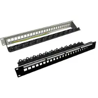 Roline 19"-Keystone-Modulträger, leer, 24P. geschirmt