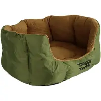 Pet-Joy Products Hundekorb Doggy Teddy X-Treme Olive Green, Größe: L