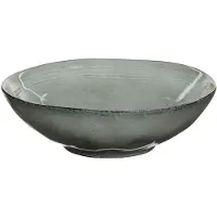 Mica Decorations Mica Schale Tabo grau, Ø 30 cm x 9,5 cm GLO660652703