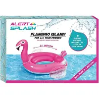 Alert Badeinsel Flamingo Medium 310 x 270 x 175 Cm