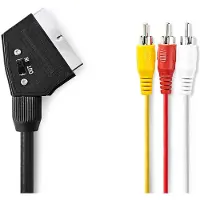 Nedis SCART RCA-Kabel SCART-Stecker