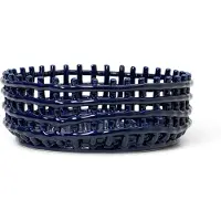 Ferm Living Obstkorb Ceramic Blue