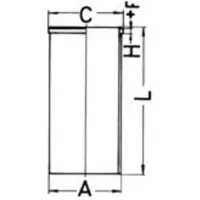 KOLBENSCHMIDT Zylinderlaufbuchse 89025190