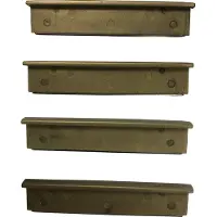 Hercules Sägemann Maschinen-Haarschneidekämme Ersatzklingen für Haarschneidekamm Modell 627 CC 4 Stk.