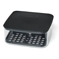 Amuse käseschachtel 24 cm schwarz/transparent 6-teilig